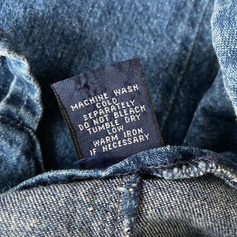 GAP Denim Dress w/ Embroidery Detail